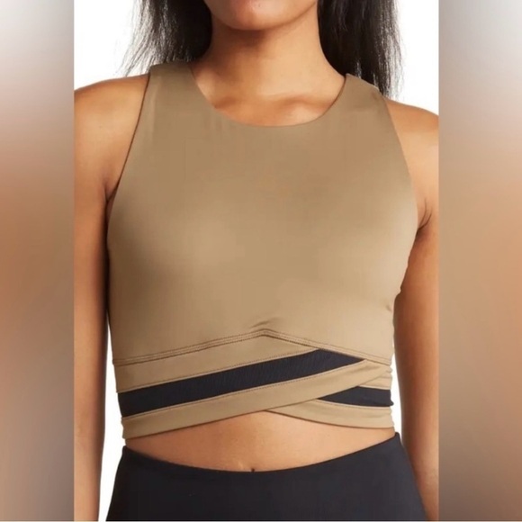 Sweaty Betty Size XS All Day Wrap Waist Tank Terra Brown NWT - Picture 7 of 8